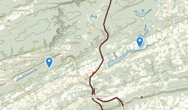 Lehighton, Pennsylvania Map