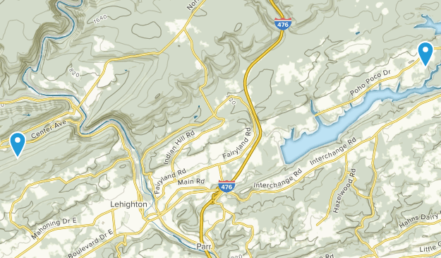 Lehighton, Pennsylvania Map