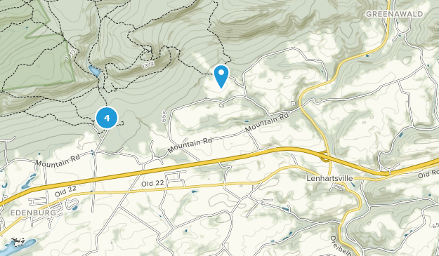 Lenhartsville, Pennsylvanie Map