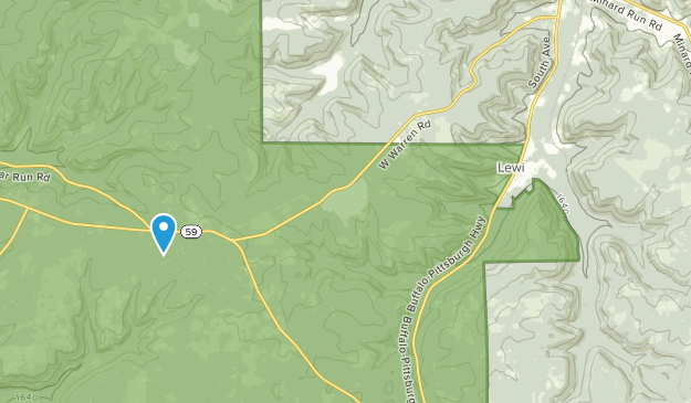 Lewis Run, Pennsylvanie Map