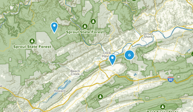 Loganton, Pennsylvanie Map