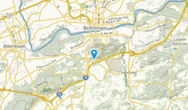 Lower Saucon, Pennsylvania Map
