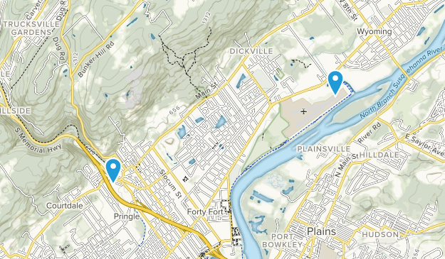 Luzerne, Pennsylvania Map