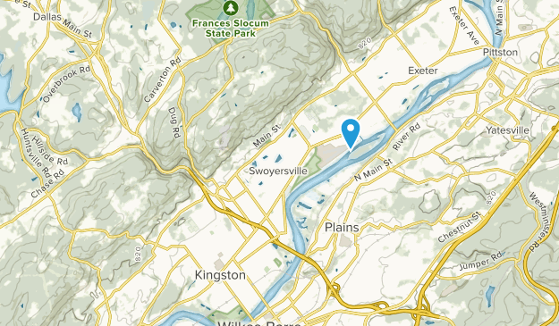 Luzerne, Pennsylvanie Map