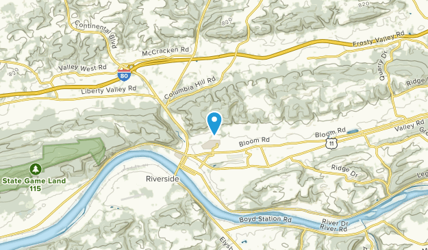 Mahoning, Pennsylvania Map