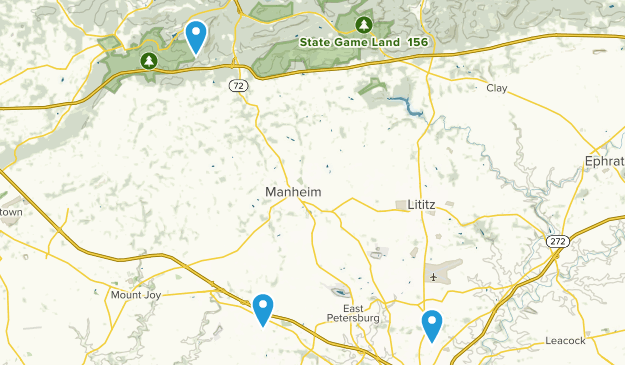 Manheim, Pennsylvania Map