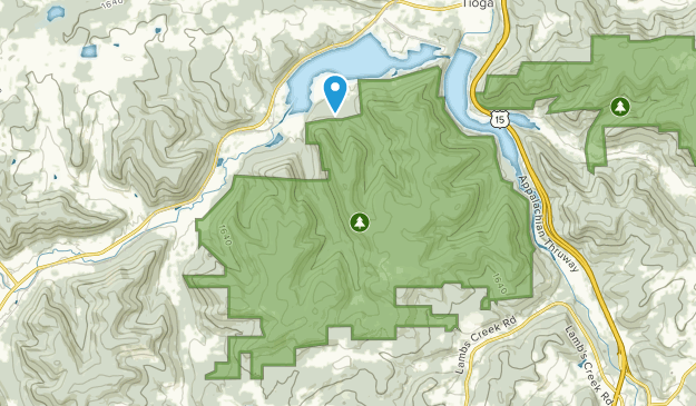 Mansfield, Pennsylvania Map