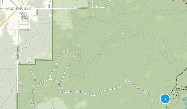 Marienville, Pennsylvanie Map