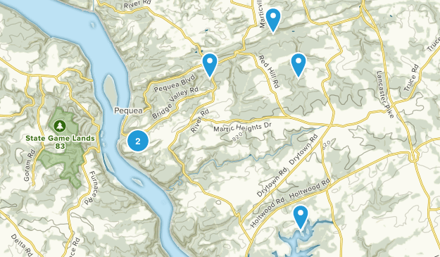 Martic, Pennsylvania Map