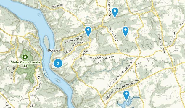 Martic, Pennsylvania Map