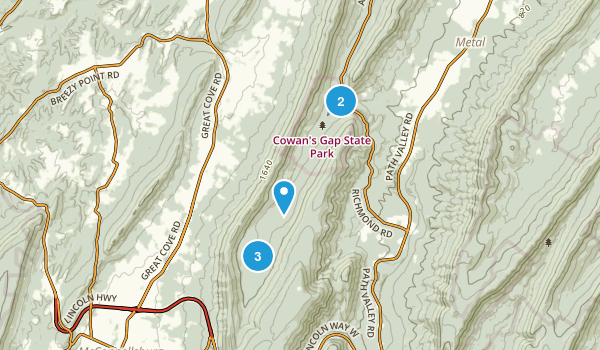 Mcconnellsburg, Pennsylvania Map
