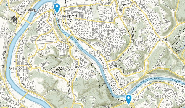 McKeesport, Pennsylvania Map