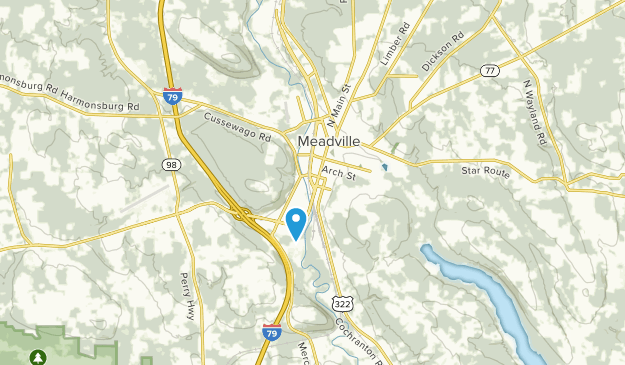 Meadville, Pennsylvania Map