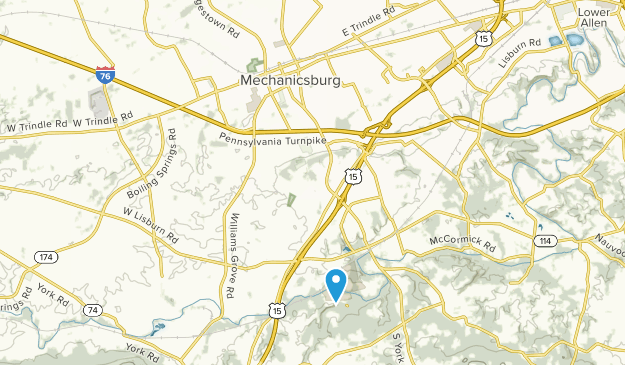 Mechanicsburg, Pennsylvania Map