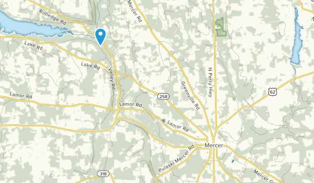 Mercer, Pennsylvanie Map