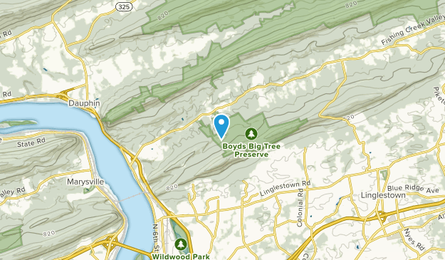 Middle Paxton, Pennsylvania Map