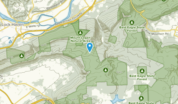 Mill Hall, Pennsylvania Map