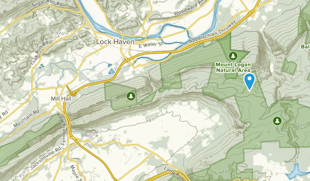 Mill Hall, Pennsylvanie Map