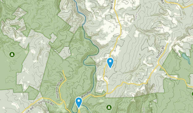 Mill Run, Pennsylvania Map