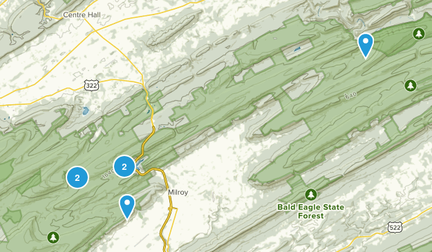 Milroy, Pennsylvania Map
