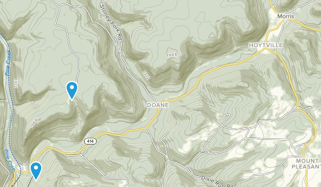 Morris, Pennsylvanie Map