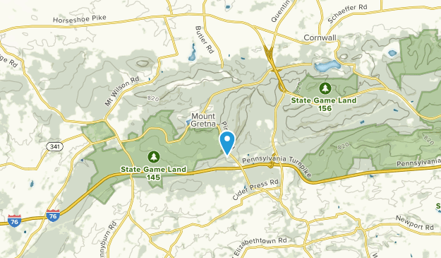 Mount Gretna Heights, Pennsylvania Map