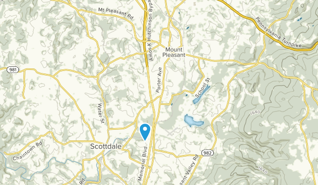 Mt Pleasant, Pennsylvanie Map
