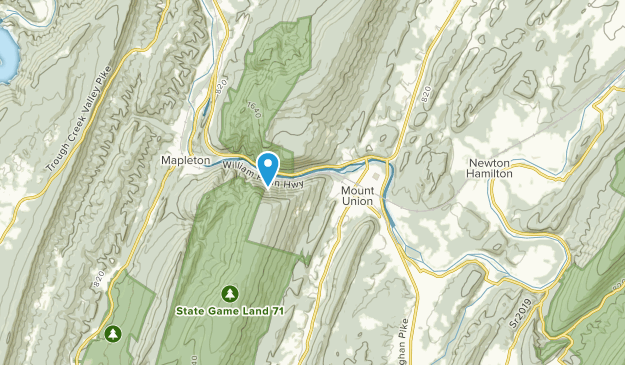 Mt Union, Pennsylvania Map