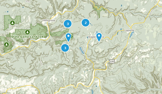 Muncy Valley, Pennsylvanie Map