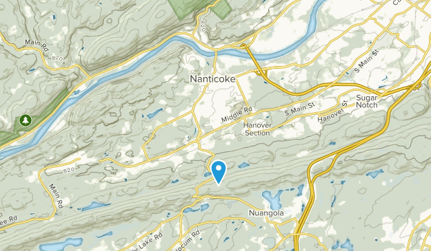 Nanticoke, Pennsylvanie Map