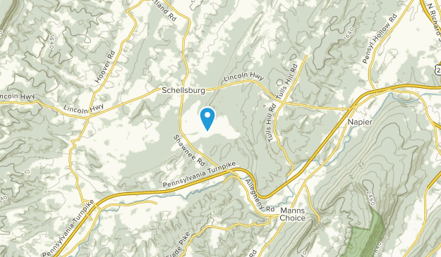 Napier Twp, Pennsylvania Map