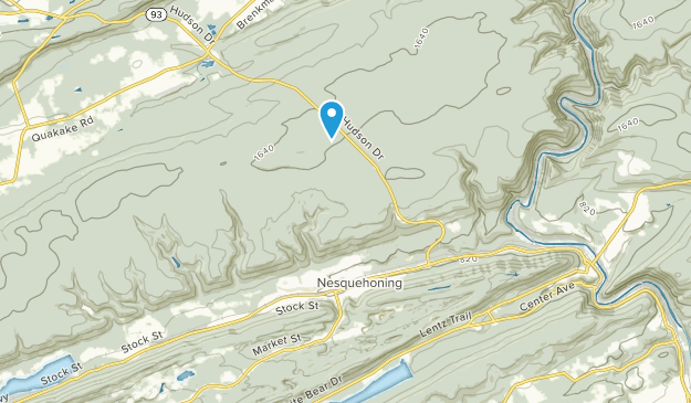 Nesquehoning, Pennsylvanie Map