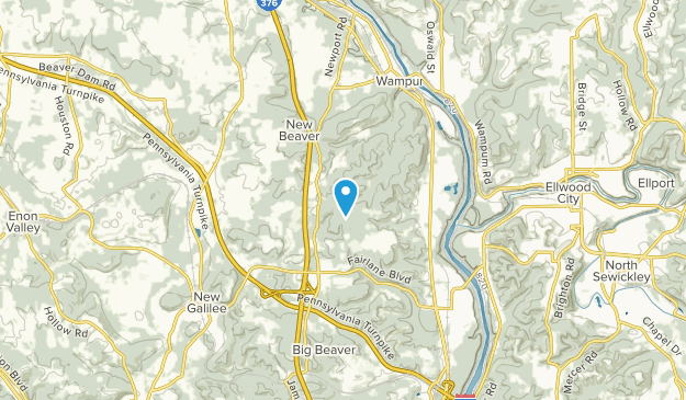 New Beaver, Pennsylvania Map