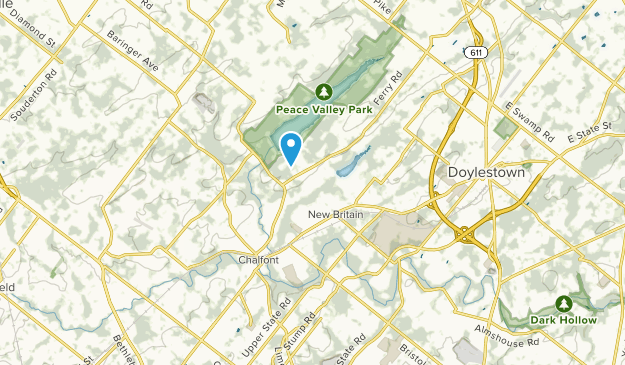 New Britain Township, Pennsylvania Map