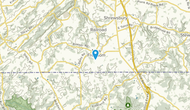 New Freedom, Pennsylvania Map