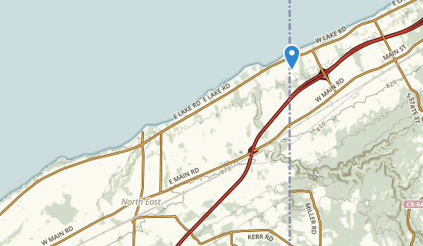 North East, Pennsylvania Map
