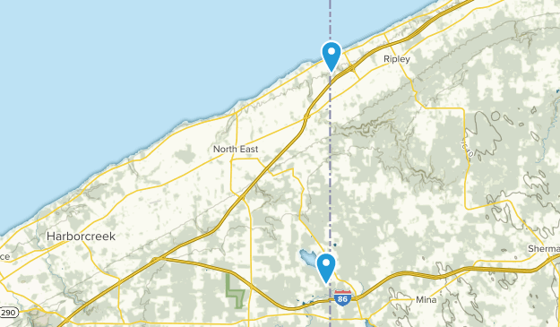 North East, Pennsylvania Map