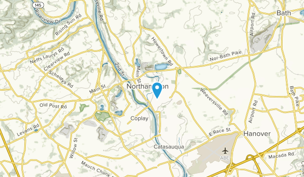 Northampton, Pennsylvanie Map