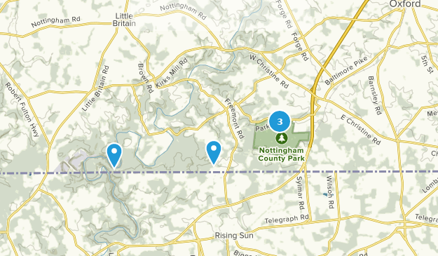 Nottingham, Pennsylvania Map