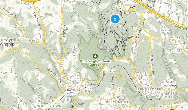 Oakdale, Pennsylvania Map
