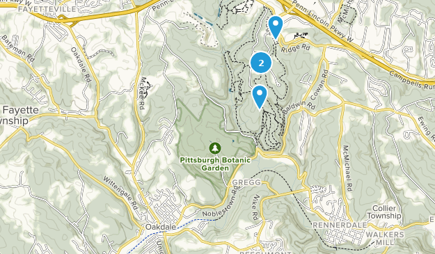 Oakdale, Pennsylvania Map