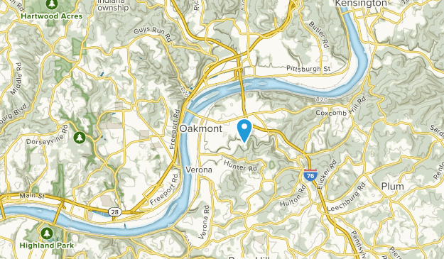 Oakmont, Pennsylvanie Map