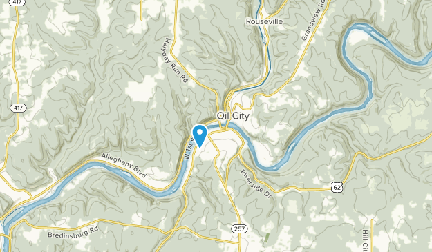 Oil City, Pennsylvanie Map