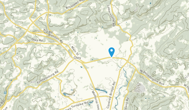 Oley, Pennsylvania Map