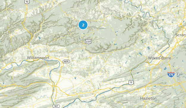 Orangeville, Pennsylvania Map