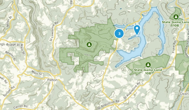 Patton, Pennsylvanie Map