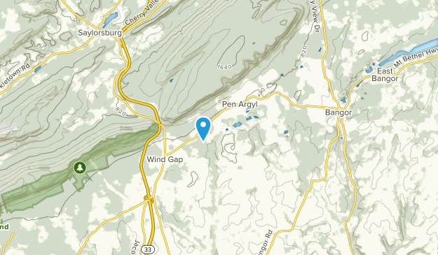 Pen Argyl, Pennsylvania Map