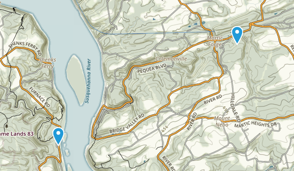 Pequea, Pennsylvania Map