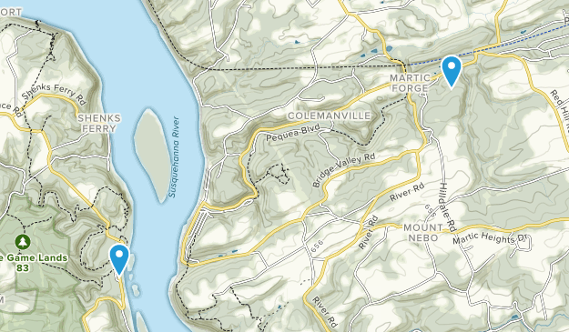 Pequea, Pennsylvania Map
