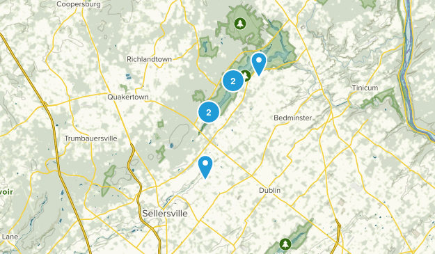 Perkasie, Pennsylvania Map